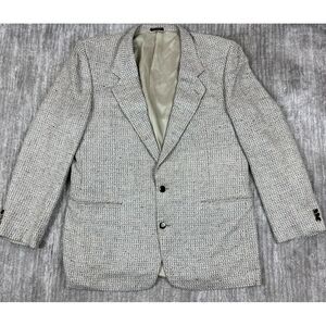 Bellini Blazer Mens 46L Multicolor 100% Silk Korea